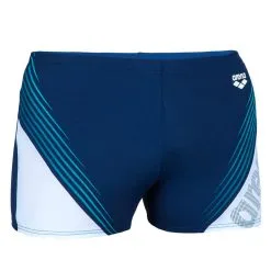 Bañador Hombre Natación Arena Bóxer Azul Marino Blanco Turquesa 7 Bañador Hombre Natación Arena Bóxer Azul Marino Blanco Turquesa -CAMINAR comercio baador hombre natacion arena boxer azul marino blanco turquesa 3