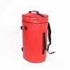 LA VIRGULE Bolsa De Viaje Reciclada - Hors-Bord - 50L Negro Y Rojo