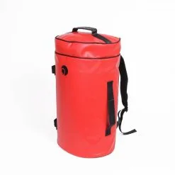 LA VIRGULE Bolsa De Viaje Reciclada - Hors-Bord - 50L Negro Y Rojo -CAMINAR comercio bolsa de viaje reciclada hors bord 50l rojo