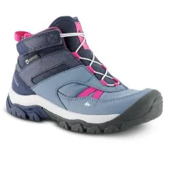 Botas De Montaña Y Trekking Impermeables Niños 28 A 34 Quechua Crossrock Velcro