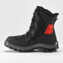 Botas De Nieve Y Apreski Impermeables Niños 30-38 Quechua SH500 Warm Negro -CAMINAR comercio botas de nieve y apreski impermeables nios 30 38 quechua sh500 warm negro 2