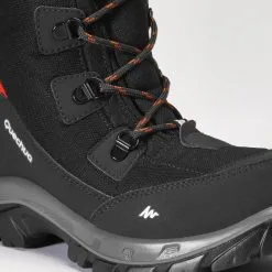 Botas De Nieve Y Apreski Impermeables Niños 30-38 Quechua SH500 Warm Negro -CAMINAR comercio botas de nieve y apreski impermeables nios 30 38 quechua sh500 warm negro 4
