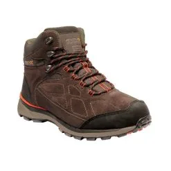 Regatta Botas De Senderismo De Ante Samaris Acordonado Ghillie Para Hombre Gris Brezo, -CAMINAR comercio botas de senderismo de ante samaris acordonado ghillie para hombre turba salmon