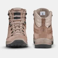 Botas Montaña Y Trekking De Piel Impermeables Suela Vibram Mujer Forclaz MT500 -CAMINAR comercio botas montaa y trekking de piel impermeables suela vibram mujer forclaz mt500 2