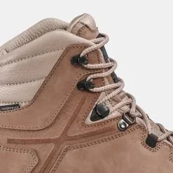 Botas Montaña Y Trekking De Piel Impermeables Suela Vibram Mujer Forclaz MT500 -CAMINAR comercio botas montaa y trekking de piel impermeables suela vibram mujer forclaz mt500 3