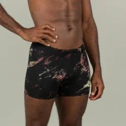 Nabaiji Bóxer Natación Fiti Trao Hombre Negro Rojo Beis