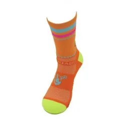 CALCETINES DE RUNNING #COMOUNACABRA Unisex - KAMUABU Color NARANJA 2 Hilos -CAMINAR comercio calcetines de running comounacabra unisex kamuabu color naranja 2 hilos 2