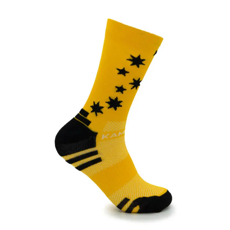 CALCETINES DE RUNNING #ESTRELLITAS Unisex - KAMUABU Color YEMA De 23CM 2 CALCETINES DE RUNNING #ESTRELLITAS Unisex - KAMUABU Color YEMA De 23CM - Imagen 2