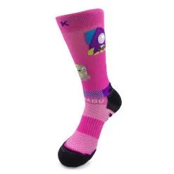 CALCETINES DE RUNNING #MONSTRUOS Unisex - KAMUABU Color ROSA De 1 Hilo -CAMINAR comercio calcetines de running monstruos unisex kamuabu color rosa de 1 hilo 2