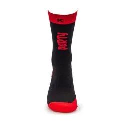 CALCETINES DE RUNNING #PARTYRUN Unisex - KAMUABU Color NEGRO/ROJO De 23CM -CAMINAR comercio calcetines de running partyrun unisex kamuabu color negrorojo de 23cm 3