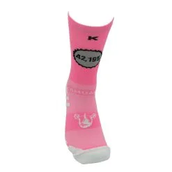 CALCETINES DE RUNNING #SOYMARATON Unisex - KAMUABU Color ROSA 23cm De 1 Hilo -CAMINAR comercio calcetines de running soymaraton unisex kamuabu color rosa 23cm de 1 hilo 2