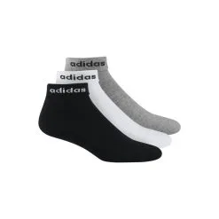 Calcetines Media Caña De Tenis Pack De 3 Adidas Negro Blanco Gris 9 Calcetines Media Caña De Tenis Pack De 3 Adidas Negro Blanco Gris -CAMINAR comercio calcetines media caa de tenis pack de 3 adidas negro blanco gris 4