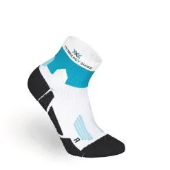 KIPRUN Calcetines Running RUN900 X Blanco Azul -CAMINAR comercio calcetines running run900 x blanco azul 3