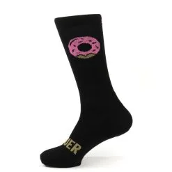 Calcetines Unisex Con Refuerzo Compresivos Mooquer No Sugar Stan Negro Bordados