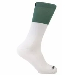 CAMINAR comercio -CAMINAR comercio calcetines unisex con rejilla altos verano mooquer bitone spruce corsa blanco 1