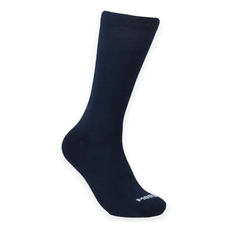 Calcetines Unisex Lisos Altos Mooquer Classy Evo Navy Azul Bordados En España 2 Calcetines Unisex Lisos Altos Mooquer Classy Evo Navy Azul Bordados En España - Imagen 2