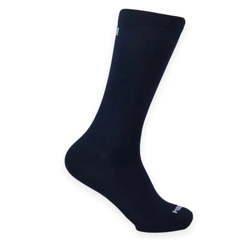 Calcetines Unisex Lisos Altos Mooquer Classy Evo Navy Azul Bordados En España 3 Calcetines Unisex Lisos Altos Mooquer Classy Evo Navy Azul Bordados En España - Imagen 3