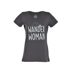 GIPFELGLÜCK Camiseta Carlotta Para Mujeres, Hecha De Algodón Orgánico -CAMINAR comercio camiseta carlotta para mujeres hecha de algodon organico 4