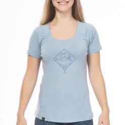 Camiseta De Escalada Y Montaña Lana Merina Mujer Simond Edge