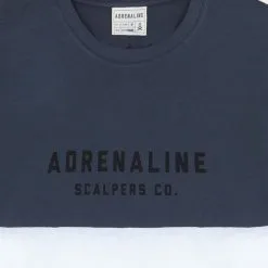 Camiseta De Manga Corta De Hombre Scalpers ADN BLOCK TEE Azul Marino De Algodón -CAMINAR comercio camiseta de manga corta de hombre scalpers adn block tee azul marino de algodon 2