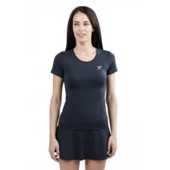 Camiseta De Manga Corta De Padel Drop Shot Tania 2023 Color Negro
