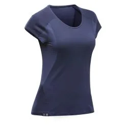 Forclaz Camiseta De Montaña Y Trekking Manga Corta Lana Merino Mujer MT500 -CAMINAR comercio camiseta de montaa y trekking manga corta lana merino mujer mt500 4