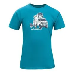 Camiseta De Montaña Y Trekking Manga Corta Niños 7-15 Años Columbia Tech Tee