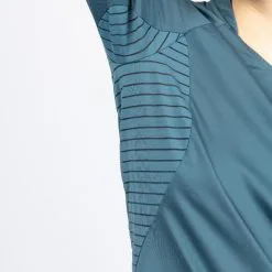 Quechua Camiseta De Montaña Y Trekking Manga Larga Mujer MH550 Gris -CAMINAR comercio camiseta de montaa y trekking manga larga mujer mh550 gris 4