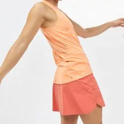 Camiseta De Montaña Y Trekking Tirantes Mujer Quechua MH500 Naranja -CAMINAR comercio camiseta de montaa y trekking tirantes mujer quechua mh500 naranja 3