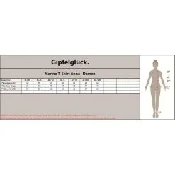GIPFELGLÜCK Camiseta De Mujer Anna Senderismo/exterior/tremetismo, Con Lana Merina -CAMINAR comercio camiseta de mujer anna senderismoexteriortremetismo con lana merina 4