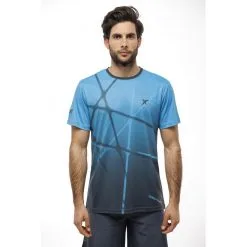 Camiseta De Pádel DROP SHOT BRUNO MORADO -CAMINAR comercio camiseta de padel drop shot bruno azul