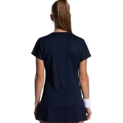 KUIKMA Camiseta De Pádel Manga Corta Transpirable Mujer 500 Azul Coral -CAMINAR comercio camiseta de padel manga corta transpirable mujer 500 azul coral 2