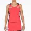 BULLPADEL Camiseta De Pádel Transpirable Con Cuello Redondo Mujer Ravolta Roja