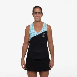 KUIKMA Camiseta Sin Mangas Técnica Y Transpirable De Pádel Mujer-900 Violeta -CAMINAR comercio camiseta de tirantes tecnica y transpirable de padel mujer 900 azul turquesa lucia sainz