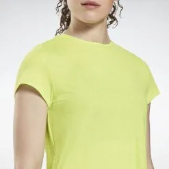 Camiseta Manga Corta Activchill Mujer Reebok Workout Ready Amarillo -CAMINAR comercio camiseta manga corta activchill mujer reebok workout ready amarillo 9