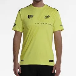 Camiseta Manga Corta Pádel - Bullpadel Logro Amarillo