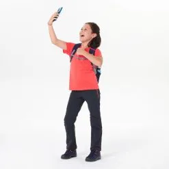 Camiseta Montaña Y Trekking Manga Corta Niños 7-15 Años Quechua MH500 Rosa -CAMINAR comercio camiseta montaa y trekking manga corta nios 7 15 aos quechua mh500 rosa 2