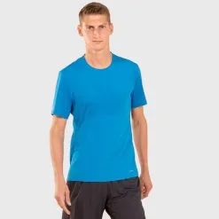 EVADICT CAMISETA PERF MANGA CORTA TRAIL RUNNING HOMBRE AZUL -CAMINAR comercio camiseta perf manga corta trail running hombre azul 2