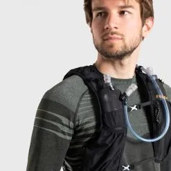 EVADICT CAMISETA SIN COSTURAS CONFORT MANGA LARGA TRAIL RUNNING HOMBRE NEGRO CAQUI -CAMINAR comercio camiseta sin costuras confort manga larga trail running hombre negro caqui 3