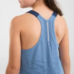 Camiseta Sin Mangas Running Sin Costuras Niña - KIPRUN CARE Azul -CAMINAR comercio camiseta sin mangas running sin costuras nia kiprun care azul 3