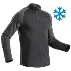 Camiseta Térmica De Montaña Trekking Manga Larga Hombre Quechua SH100 Warm Negra 8 Camiseta Térmica De Montaña Trekking Manga Larga Hombre Quechua SH100 Warm Negra -CAMINAR comercio camiseta termica de montaa trekking manga larga hombre quechua sh100 warm negra 3