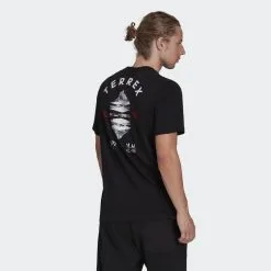 ADIDAS Camiseta Terrex Mountain Landscape Graphic -CAMINAR comercio camiseta terrex mountain landscape graphic 3