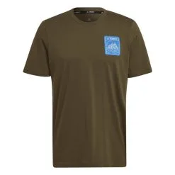 ADIDAS Camiseta Terrex Patch Mountain Graphic -CAMINAR comercio camiseta terrex patch mountain graphic 2