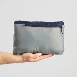 Chaleco Acolchado De Montaña Y Trekking Plumón Hombre Forclaz MT100 Azul -CAMINAR comercio chaleco acolchado de montaa y trekking plumon hombre forclaz mt100 azul 4