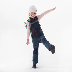Chaleco Polar De Montaña Y Trekking Niños 2-6 Años Quechua MH150 Azul Marino -CAMINAR comercio chaleco polar de montaa y trekking nios 2 6 aos quechua mh150 azul marino 3