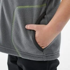 Chaleco Polar De Montaña Y Trekking Niños 2-6 Años Quechua MH150 Gris -CAMINAR comercio chaleco polar de montaa y trekking nios 2 6 aos quechua mh150 gris 2