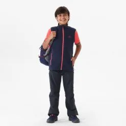 Chaleco Polar De Montaña Y Trekking Niños 7-15 Años Quechua MH150 Azul Marino -CAMINAR comercio chaleco polar de montaa y trekking nios 7 15 aos quechua mh150 azul marino 8