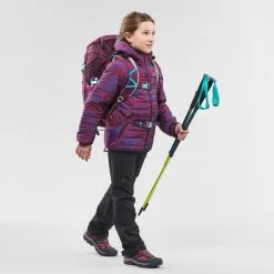 Chaqueta Acolchada De Montaña Y Trekking Niños 7-15 Años Quechua MH500 Violeta -CAMINAR comercio chaqueta acolchada de montaa y trekking nios 7 15 aos quechua mh500 violeta 2