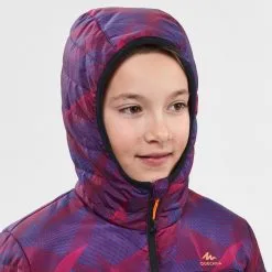 Chaqueta Acolchada De Montaña Y Trekking Niños 7-15 Años Quechua MH500 Violeta -CAMINAR comercio chaqueta acolchada de montaa y trekking nios 7 15 aos quechua mh500 violeta 3