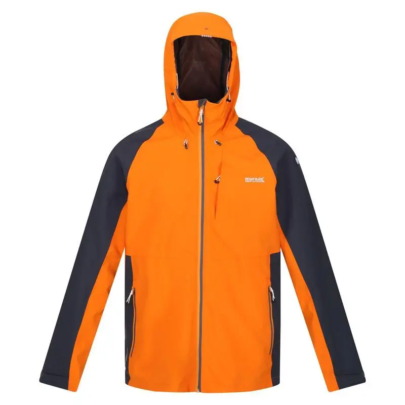 Regatta Chaqueta Impermeable Britedale Colores Sólidos Para Hombre Negro, Verde Pacífico 6 Regatta Chaqueta Impermeable Britedale Colores Sólidos Para Hombre Negro, Verde Pacífico - Imagen 6